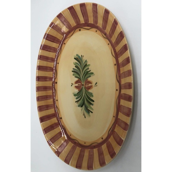 Gail Pittman Southern Living at Home Sienna Oval Serving Plate Platter 14” A1 - Picture 6 of 7